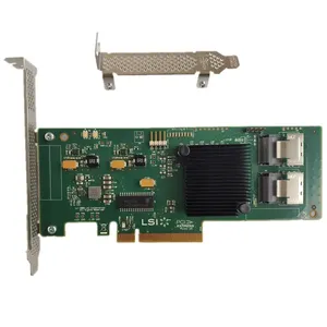 9211-8i LSI Mega Đột kích điều khiển thẻ 6 Gb/giây SATA <span class=keywords><strong>SAS</strong></span> X8 lane <span class=keywords><strong>PCI</strong></span> Express 2.0 không dây máy chủ <span class=keywords><strong>Adapter</strong></span> nội bộ kho - Product Image 1