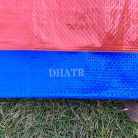 Bâche légère d'extérieur étanche à la pluie, bâche en polyéthylène PE avec œillets pour couverture industrielle et agricole
