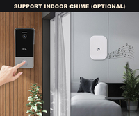Interphone Vidéo Intelligent Morning Tech 1080P avec RFID, PoE/WiFi, Vision Nocturne, Détection de Mouvement et Audio Bidirectionnel pour Villa et Bureau