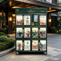 Distributeur automatique de fleurs grande capacité pour stocker et vendre de nombreux types de produits floraux