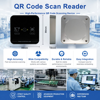 Lecteur de cartes intelligent NFC ID IC 125Khz 1D 2D Lecteur de codes QR Lecteur de codes RFID QR Lecteur de cartes sans contact Interface USB Lecteur de cartes de bureau