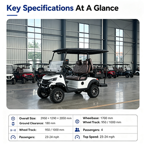 Carrito de Golf Eléctrico <span class=keywords><strong>Boka</strong></span> Todoterreno de 4 Plazas, Motor de CA de 3500W, Suspensión Independiente, Certificado CE - Product Image 4
