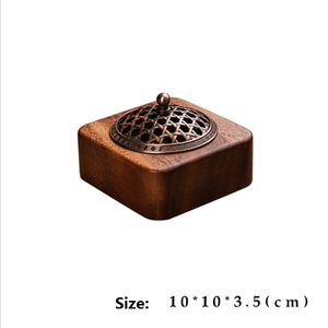 Incensiere scatola di incenso cavo in legno - Product Image 2