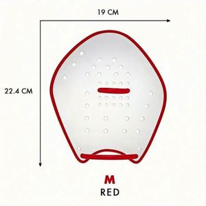 Palmes de natation transparentes et confortables pour filles, avec sangle réglable, en PP et silicone, conçues pour améliorer la natation - Product Image 1