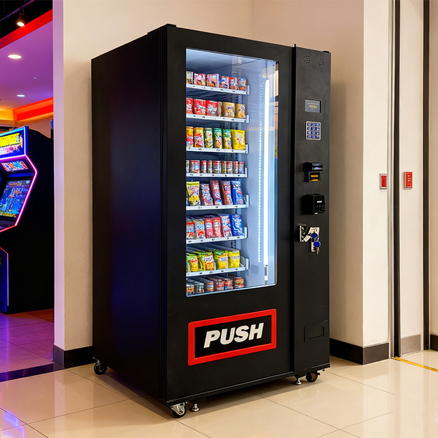 Maker Intelligent Modern Big Fridge Vending Machine Combo Snack and Drinks Cooling Vending Machine Coin Operated Vending Machine