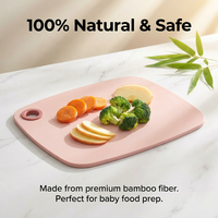 Planche à découper en fibre de bambou, antibactérienne, écologique, compatible lave-vaisselle, respectueuse des couteaux, qualité alimentaire