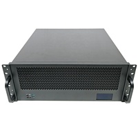 Casing Komputer Industrial Black Macase K443F ATX dengan Radiator, Port USB Depan, Dukungan Water Cooler 360, dan PCIe, Tersedia