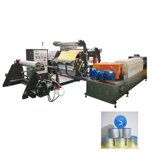 Butyl Rubber Extrusion Machine For Waterproofing Tape For Roof Leaking With Aluminum Foil Pet Film