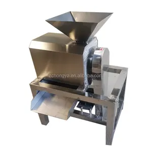 Fruit pitting and juicing machine/mango pitting and pulping machine/passion fruit shelling and juicing machine