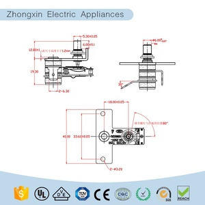 中兴高品质名牌可调双金属恒温器kst220加热炉恒温器 - Product Image 6