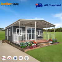 Casa Contenedor Expandible Prefabricada de 20, 30 y 40 Pies, Villa Prefabricada de Ensamblaje Rápido, Casa Contenedor Modular Expandible