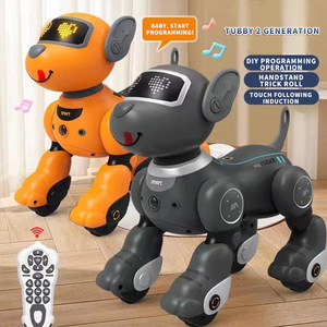 Jouets robotiques intelligents télécommandés, chien dansant intelligent en plastique avec programmation IA, éducatif et électrique, pour cascades - Product Image 2