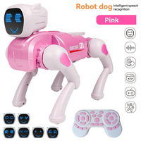 Robot chien intelligent moderne à intelligence artificielle, 4 roues motrices, étanche, patrouille extérieure, longue autonomie, robot de jardin intelligent avec télécommande