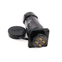 Connecteur robuste Weipu SA28 Push-Pull IP67 2-26 broches, multipaire, prise et fiche, stock d'usine d'origine pour liaison d'alimentation robuste