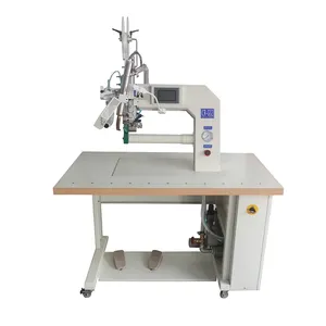 CR-máquina de coser con prensa de calor de cinta sin costuras, impermeable, máquina de sellado de costura de aire caliente para cubiertas PPE, la mejor calidad