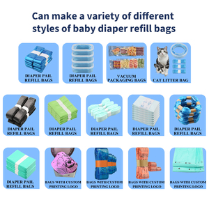 Hoàn toàn tự động tã Thùng Refill Túi máy Làm ổn định hệ thống nhựa Cat Litter Refill Túi máy làm - Product Image 4