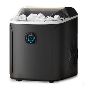 Macchina per Ghiaccio a Cubetti Elettrica Domestica con Produzione Giornaliera, Alimentazione Manuale dell'Acqua, Modello da Banco per Ghiaccio Masticabile - Product Image 2