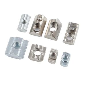 Écrous à fente <span class=keywords><strong>en</strong></span> T <span class=keywords><strong>en</strong></span> <span class=keywords><strong>acier</strong></span> aluminium M5-30 fente 6 écrous <span class=keywords><strong>en</strong></span> T pour <span class=keywords><strong>profil</strong></span> <span class=keywords><strong>en</strong></span> aluminium 30 - Product Image 2