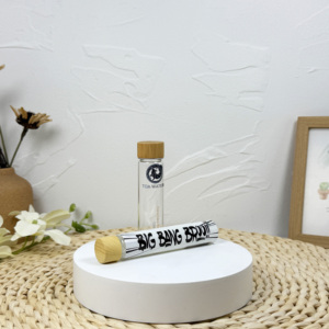 25 petits tubes à essai liquides étanches de 40ml en verre transparent de 115mm avec bouchons à vis avec bouchons en bambou - Product Image 4