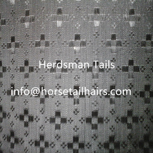 TELAS DE PELO DE CABALLO ANCHO DE 27 "TEJIDOS DE PELOS DE <span class=keywords><strong>COLA</strong></span> DE CABALLO REAL e HILOS DE POLIÉSTER A MANO para <span class=keywords><strong>TAPIZAR</strong></span> MUEBLES ANTIGUOS - Product Image 6