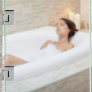 Bisagras de ducha para puerta de vidrio, vidrio satinado de 90 grados, venta directa de fábrica - Product Image 2