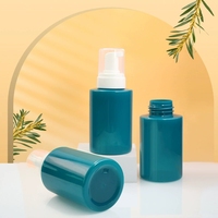 Botol PET Busa Bulat Bahu Rata 350mL Grosir, Leher 42mm untuk Kemasan Kecantikan Pembersih Wajah Mousse