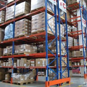 공장 무거운 배심원 선반 파란색과 오렌지 팔레트 건 드리는 스토리지 랙 스태킹 창고 랙 선반 단위 - Product Image 2