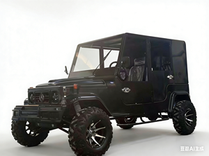 Promotion exceptionnelle Mini Jeep électrique tout-terrain Buggy de haute qualité Jeep utilitaire pour les parcs et les stations de villégiature Aventure en montagne en vente - Product Image 2