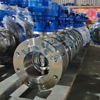 Schmetterlingsventil SS304L SS316L CF8 ASTM A351 CF8M Flanschventil mit Manueller Verstellung für Kraftwerks-Kühlwasser