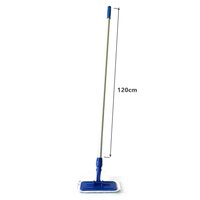 Ecoclean 9 "360 pivotant utilitaire en plastique pour nettoyer la poussière des sols, tampon de lavage magique, tête de recharge pour vadrouille plate