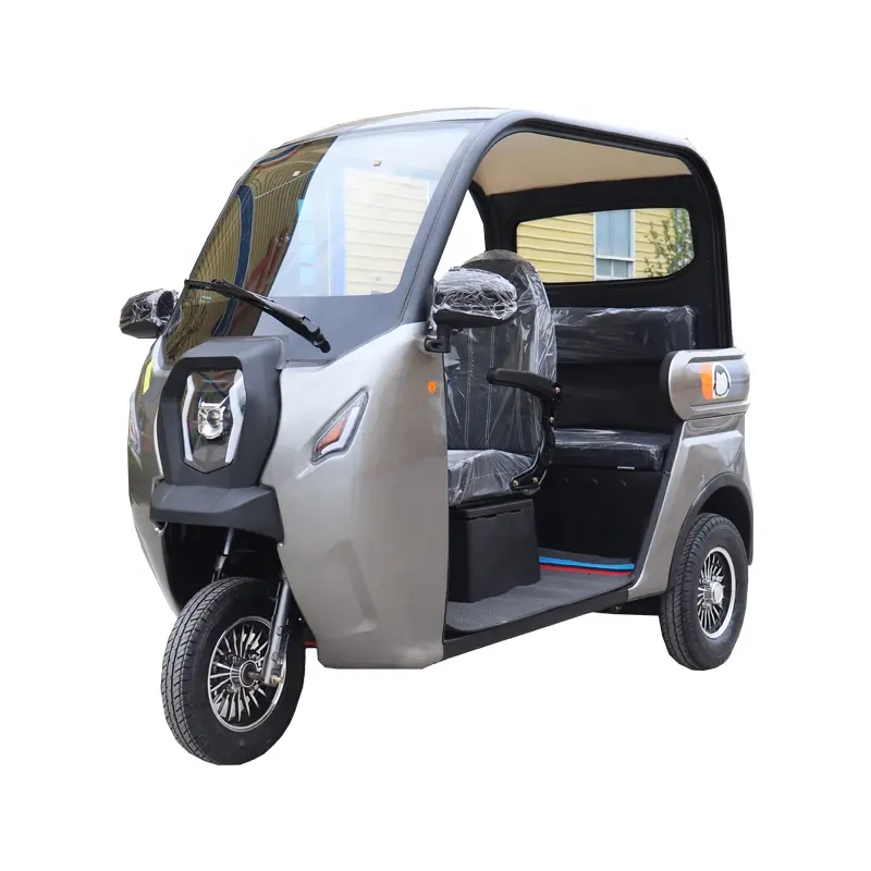 low speed New mini ev car 3 wheel ev car low price ev cargo tricycle motor with lithium battery