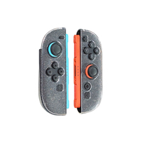Étui en TPU transparent de haute qualité avec paillettes scintillantes et découpes de précision pour Switch 2, manette Joy-Con, accessoires de jeu