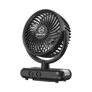 Портативный настольный вентилятор для кемпинга с 3 режимами, 4 дюймов, с функцией ночного освещения, перезаряжаемый, 4000 мАч - Product Image 1