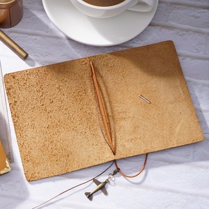 Japonés coreano Vintage hecho a mano viajero Bloc de notas estudiante diario cuaderno de cuero con cubierta de cuero TN hecho a mano libro de cuentas - Product Image 5