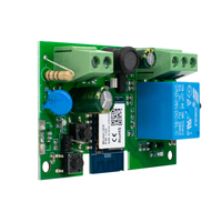 Module de commande de relais intelligent WiFi 1 canal pour moteur de porte de garage Tuya, compatible DC 85-250V avec minuterie, Alexa et Google Home
