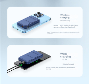 Batería Externa Magnética Mejorada, Banco <span class=keywords><strong>de</strong></span> Energía Inalámbrico <span class=keywords><strong>de</strong></span> 5000 mAh, Cargador Portátil, Banco <span class=keywords><strong>de</strong></span> Energía para iPhone - Product Image 4