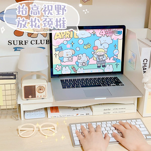 ขาตั้งคอมพิวเตอร์พร้อมลิ้นชัก ที่จัดเก็บของบนโต๊ะทำงานรูปทรงสี่เหลี่ยมผืนผ้า สำหรับใช้ในสำนักงานและห้องนอน - Product Image 1