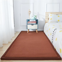 Tapis de jeu rectangulaire en mousse pour bébé, grande taille, personnalisé OEM, en velours corail, épais, antidérapant, en mousse à mémoire de forme, style Tatami, pour la maison, vente en gros