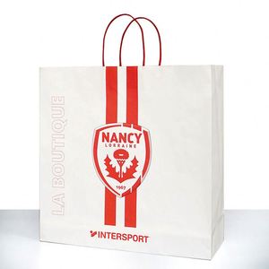 Bolsas de Papel Kraft Marrón Biodegradables Personalizadas al por Mayor para Comida para Llevar, con Impresión en Serigrafía y Papel Recubierto - Product Image 3