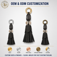 Pendentif à franges en daim multi-usages 85 mm pour chaussures, sacs, sacs à dos, porte-clés, style bohème