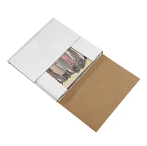 Custom White Brown Kraft Paper Easy Fold Books Magazine Comic Book Mailer