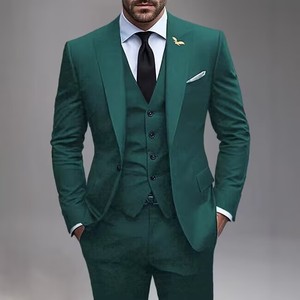Traje <span class=keywords><strong>Casual</strong></span> de Alta Calidad Y2601 <span class=keywords><strong>para</strong></span> <span class=keywords><strong>Hombre</strong></span>, Conjunto de Tres Piezas de Manga Larga con un Botón, Trajes de Novio <span class=keywords><strong>para</strong></span> <span class=keywords><strong>Boda</strong></span>, Traje Formal <span class=keywords><strong>para</strong></span> Fiesta - Product Image 6