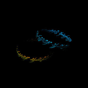 Lord Of The <b>Rings</b> Titanium Steel <b>Rings</b> Glow In Dark Personalized Cosplay Jewelry For Movie Fans Unisex Gift - Product Image 2