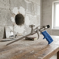 Pistolet à mousse OEM haute performance, de qualité industrielle et pour le bricolage, pour application précise de mastic, à débit réglable et facile à utiliser