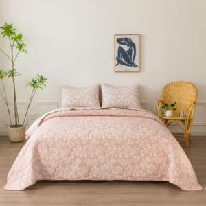 Aoyatex VENTA CALIENTE microfibra poliéster 3PC IMPRESO juego de funda de edredón - Product Image 1