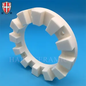 Wear Resistant Precision Grinding Forming Insulation 99 Alumina Ceramic Rings For Sand Mill