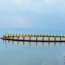 Cage ronde de pisciculture d'aquaculture de HDPE flottant en eau profonde