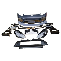 Convient pour Porsche 10-16 Panamera Upgraded Turbos Surround, Pare-chocs avant et arrière, Phares matriciels, Kit de carrosserie