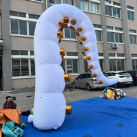 Décorations de rue Central Street : Tentacules de pieuvre gonflables multicolores de haute qualité pour l'art
