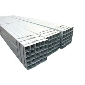 Tube carré galvanisé S350 haute teneur en zinc 275g salle de soleil placage à chaud spécial Zinc 235 tuyau carré sans soudure